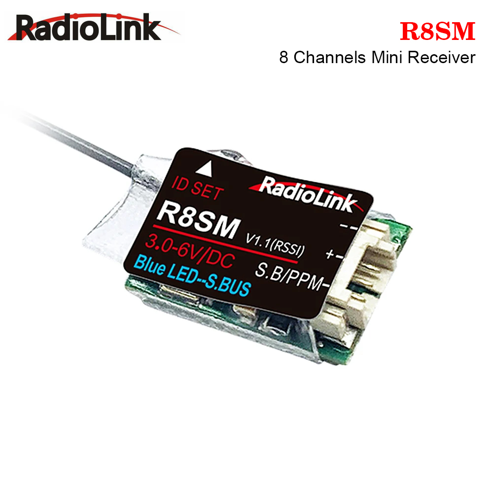 Receiver Sbus 8Ch - Radiolink R8SM ตัวรับสัญญาณ RC ขนาดเล็ก 8