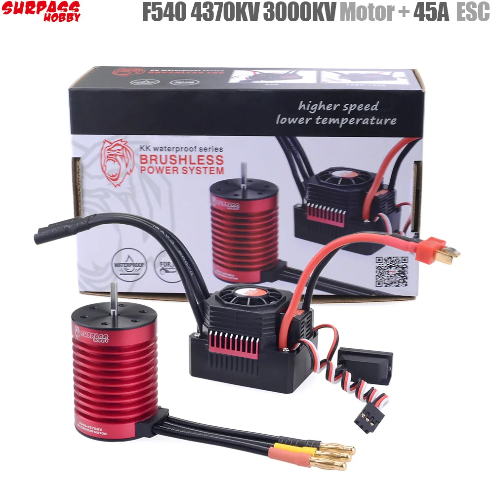 Rc Hobby Motor - SURPASS HOBBY KK กันน้ํา Combo F540
