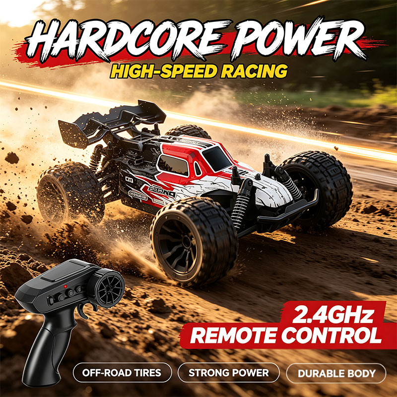 Rc Hobby Grade Monster Truck - รถบังคับวิทยุ RC ความเร็วสูง 20 กม./ชม. รถบรรทุกมอนสเตอร์