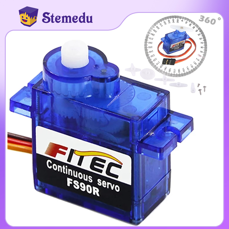 Rc Hobby Shops - Feetech Mini FS90R Micro Servo หมุนต่อเนื่อง