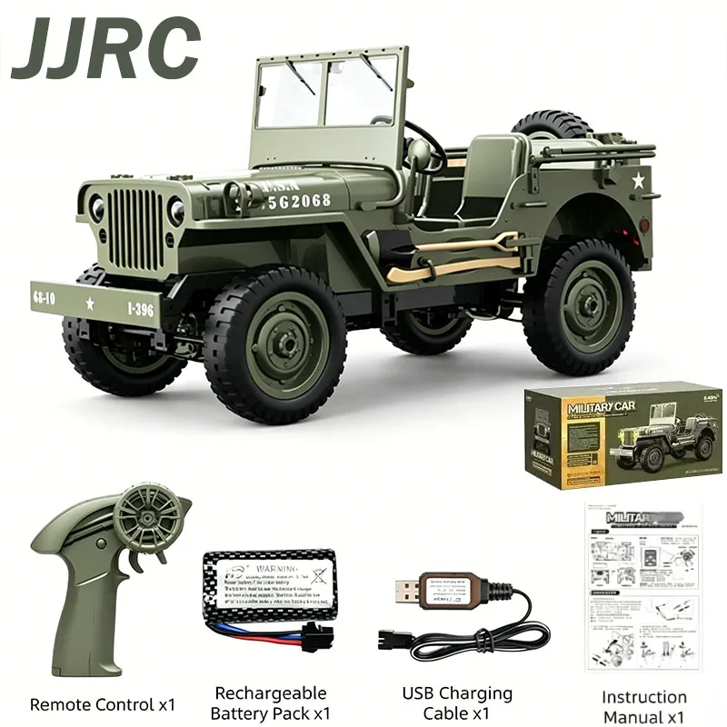 Rc Hobby Grade Truck - รถบังคับวิทยุ JJRC 1:10 รุ่น C8815 WILLYS