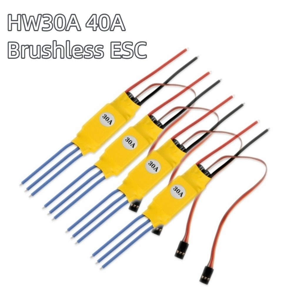 Rc Plane Hobby Zone - HW30A 40A บลัชเลส ESC หัวกล้วย T