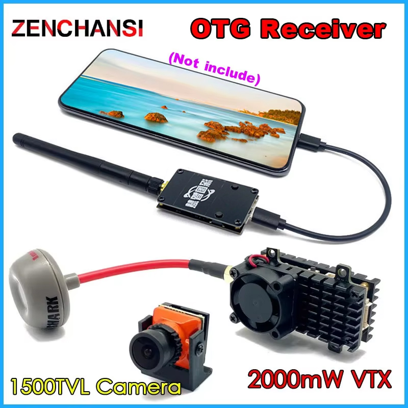 Rc Plane Hobby Zone - 5.8G 2000MW 48CH เครื่องส่งสัญญาณไร้สาย FPV VTX