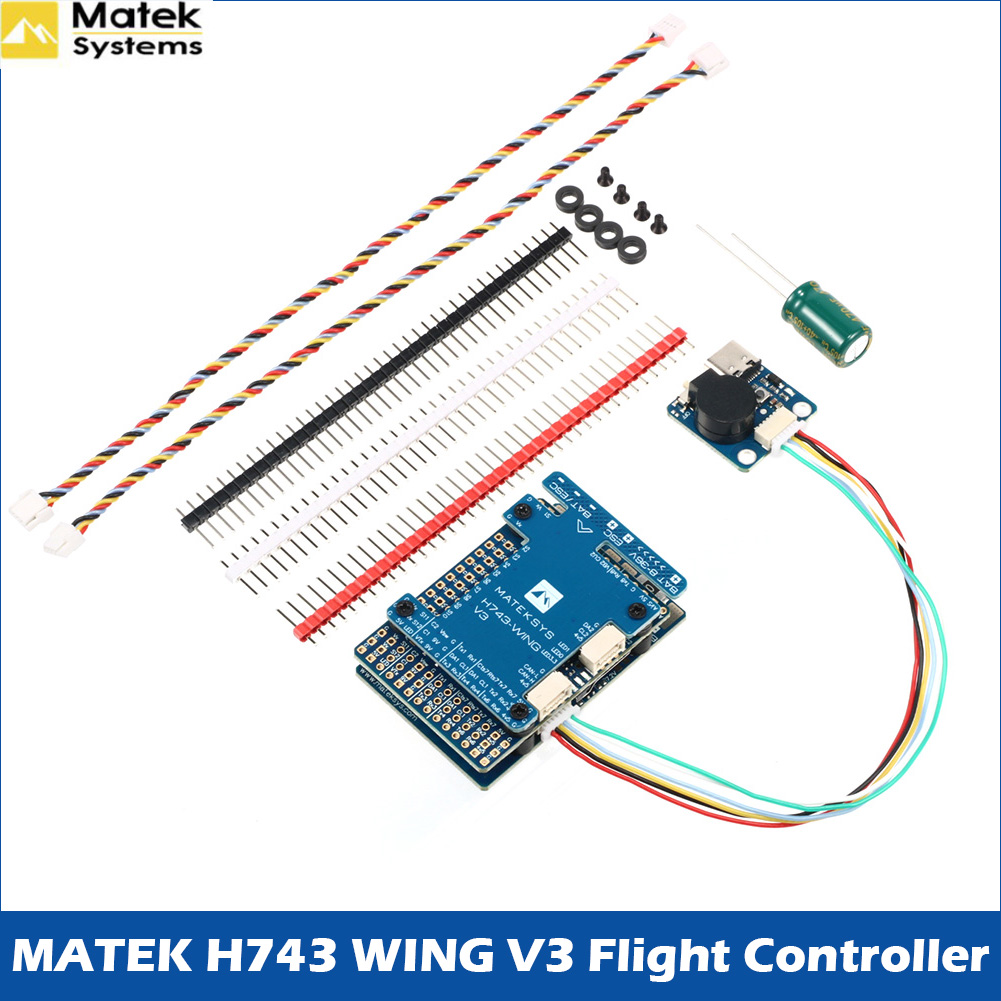 Rc Plane Hobby Zone - MATEK H743 WING V3 ชุดควบคุมการบิน STM32H743VIT6