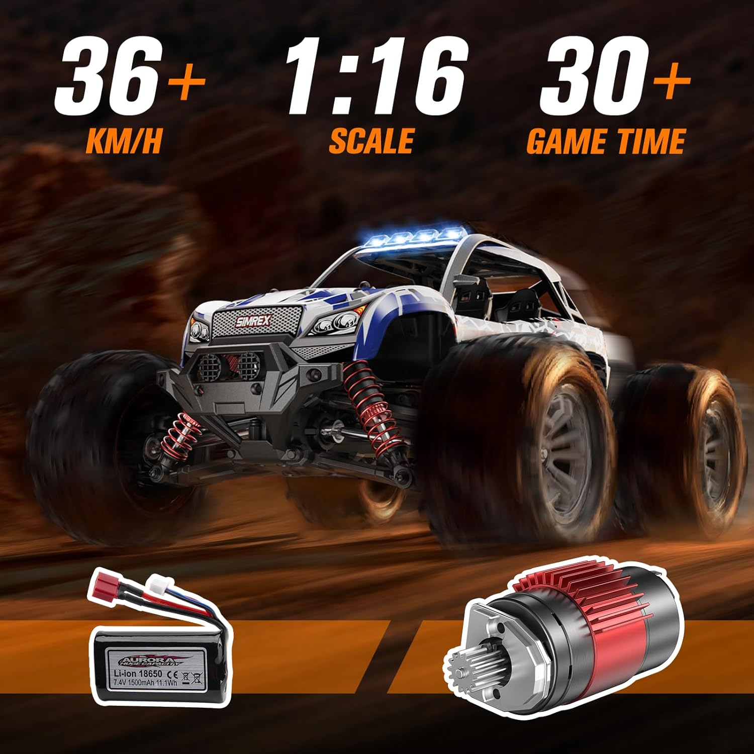 รถบรรทุกมอนสเตอร์บังคับวิทยุขน - Rc Hobby Grade Monster Truck บทวิจารณ์และราคา