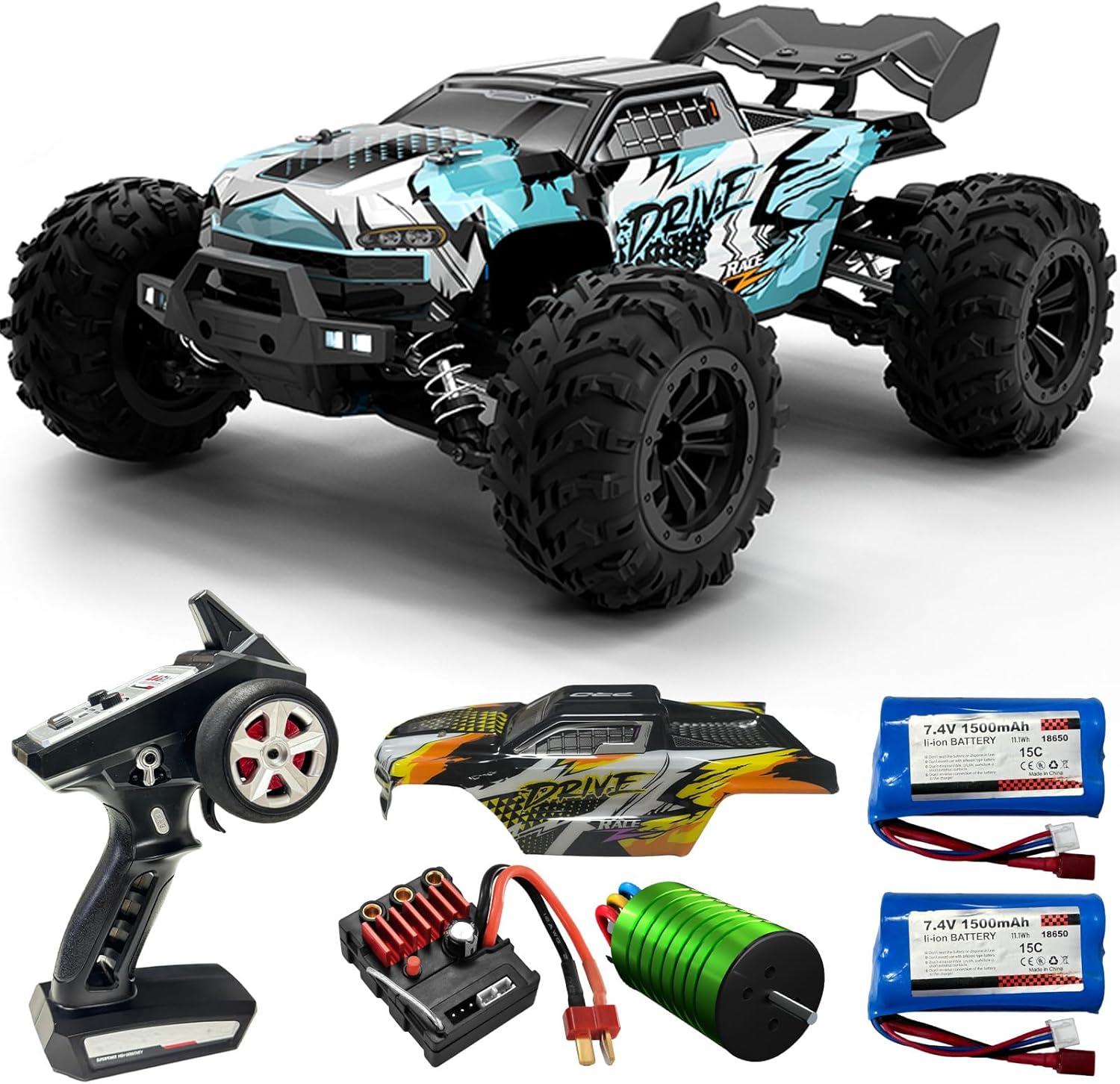 รถบังคับวิทยุแบบไร้แปรงถ่าน ขน - Rc Hobby Grade Monster Truck บทวิจารณ์และราคา