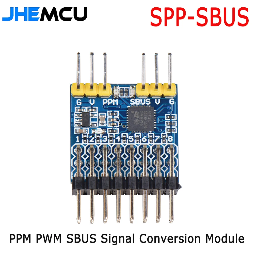 JHEMCU โมดูลแปลงสัญญาณเข้ารหัส - Receiver Sbus 8Ch บทวิจารณ์และราคา