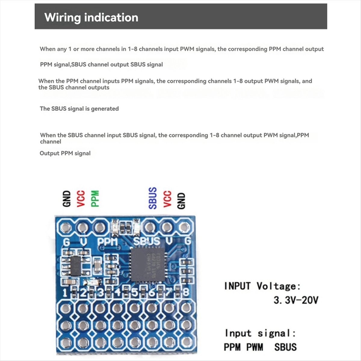 A99X SPP-SBUS 8CH คอนเวอร์เตอร - Receiver Sbus 8Ch บทวิจารณ์และราคา