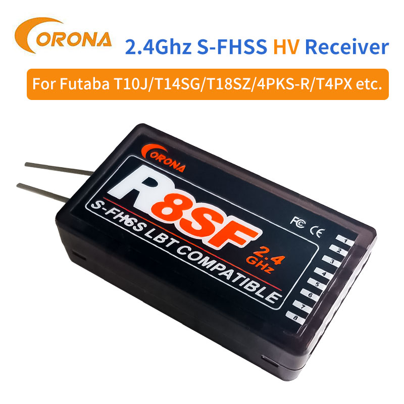 Corona R8SF 8CH 2.4GHz S‑FHSS  - Receiver Sbus 8Ch บทวิจารณ์และราคา