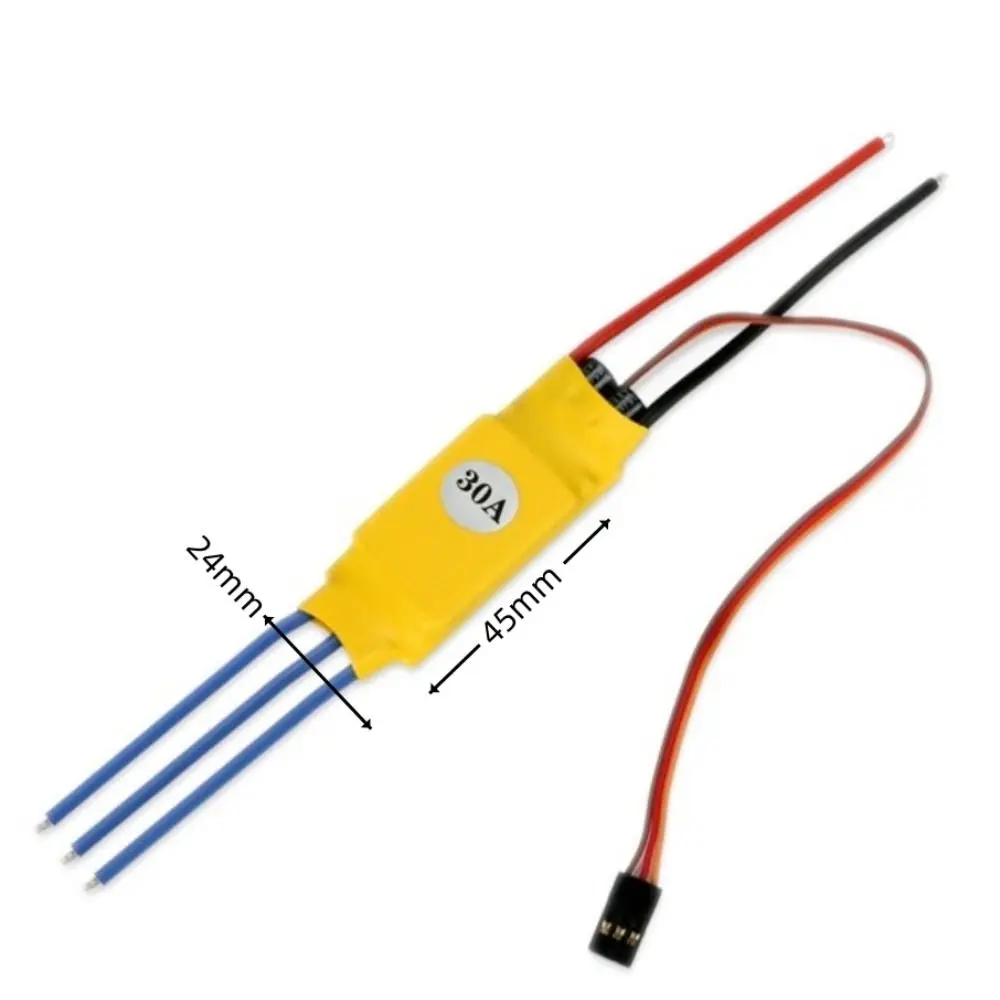 HW30A 40A บลัชเลส ESC หัวกล้วย - Rc Plane Hobby Zone บทวิจารณ์และราคา
