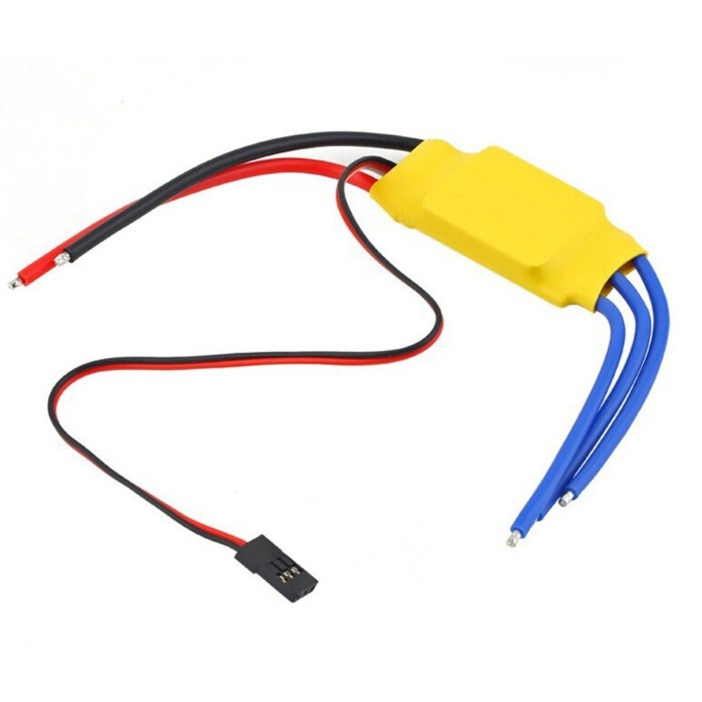 HW30A 40A บลัชเลส ESC หัวกล้วย - Rc Plane Hobby Zone บทวิจารณ์และราคา