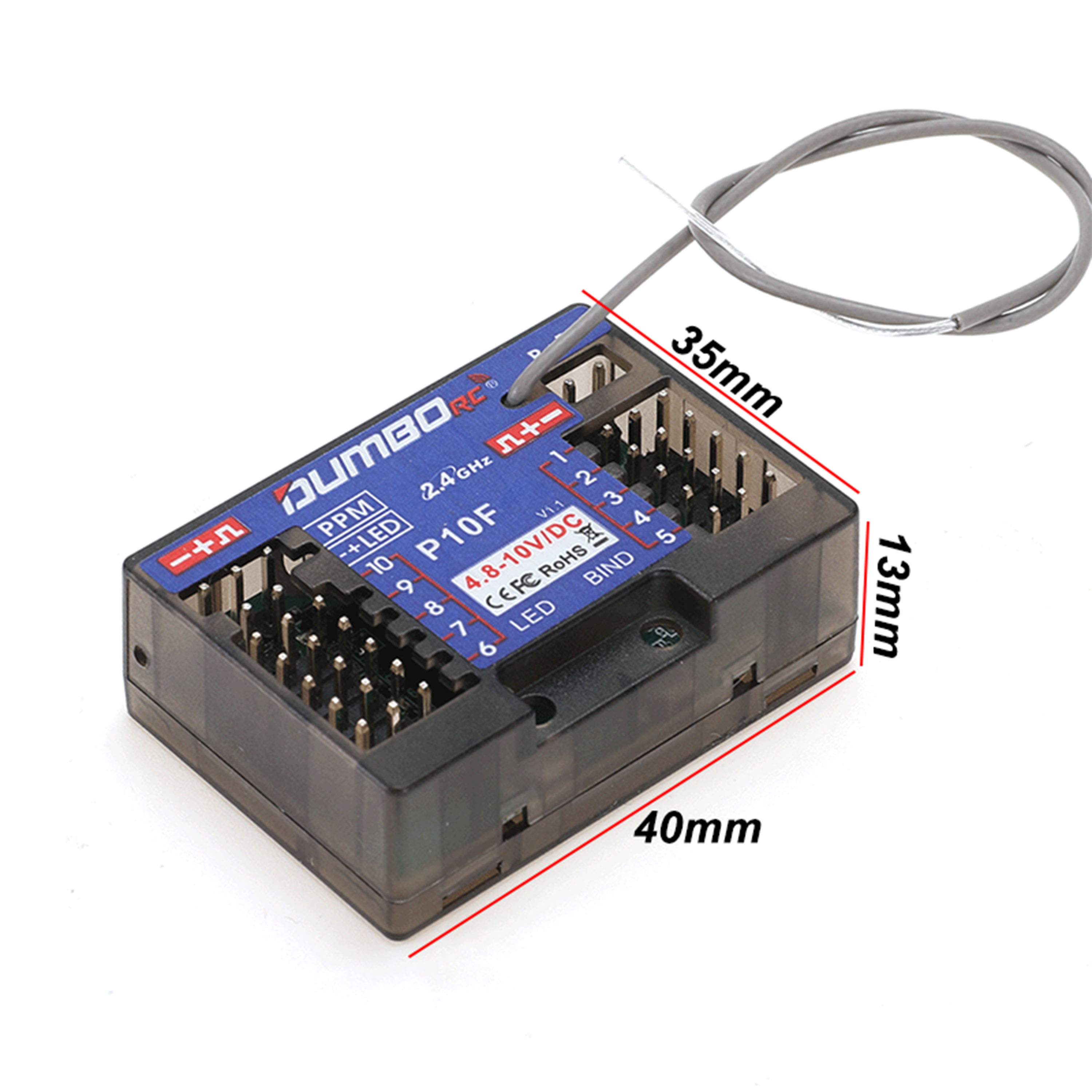 DUMBORC P10F P10FG 10CH 2.4GHz - Rc Hobby Shops บทวิจารณ์และราคา